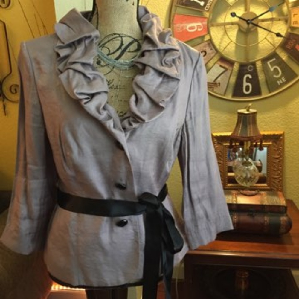 Silver/Lavendar top